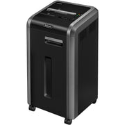 Continuous Shredder - Micro Cut - 16 Per Pass - for shredding Staples, Credit Card, CD, DVD, Paper Clip, Junk Mail, Paper - 0.078" x 0.469" Shred Size - P-5 - 14 ft/min - 9.50" Throat - 16 gal Wastebin Capacity - Black, Dark Silver