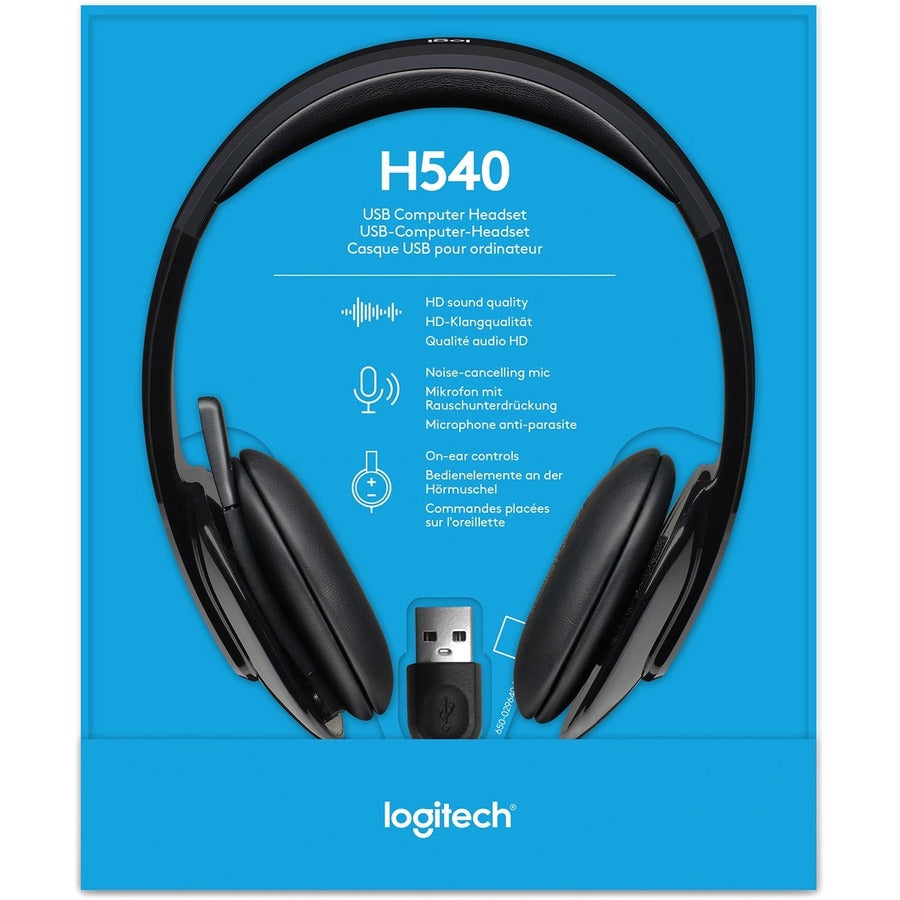 Stereo - USB - Wired - Over-the-head - Binaural - Semi-open - Black