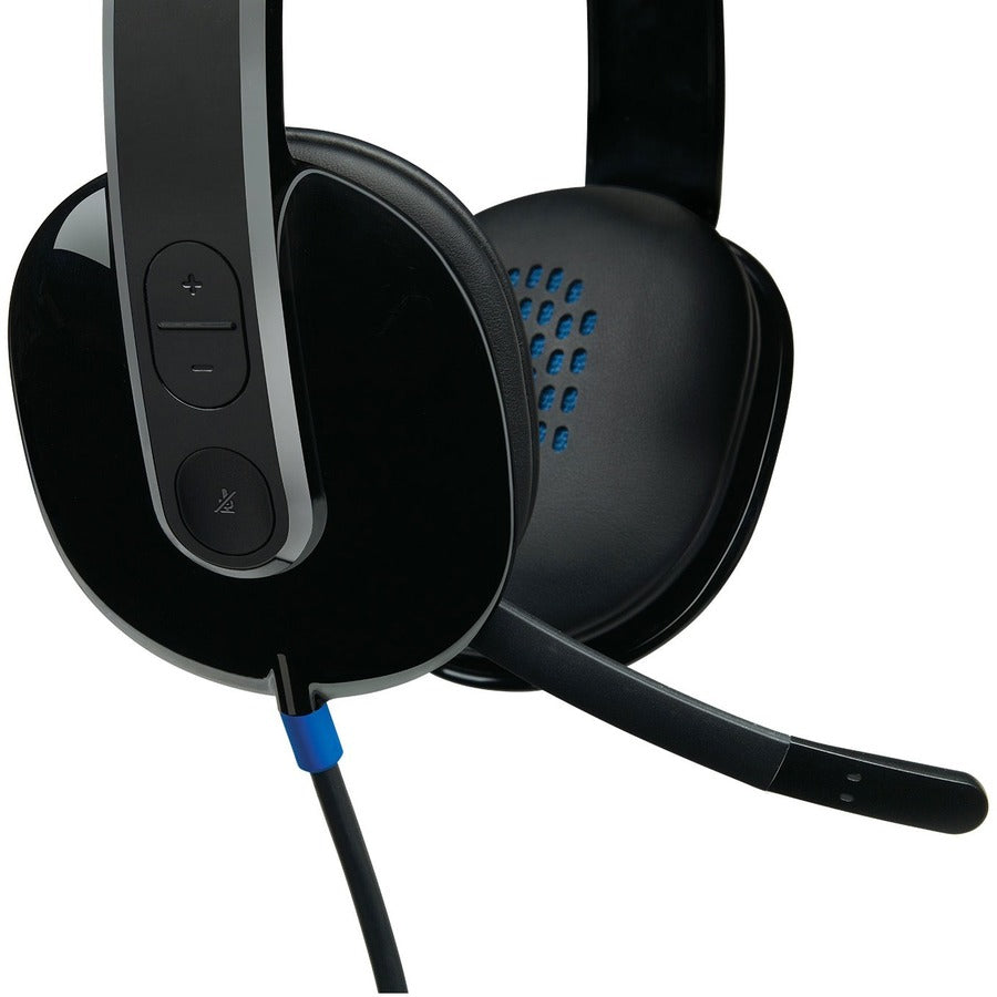 Stereo - USB - Wired - Over-the-head - Binaural - Semi-open - Black
