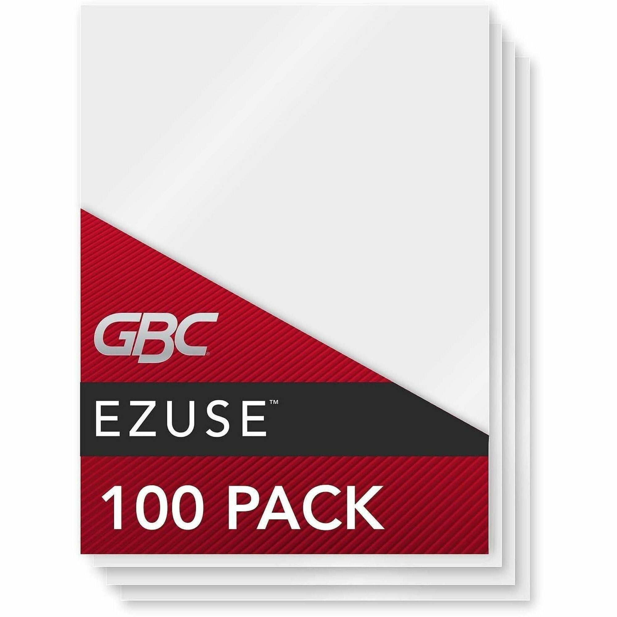 GBC Fusion EZUse Laminating Pouches, Legal Size, 8.75" x 14.25", 5 mil, Glossy, Clear, UV and Fade Resistant, 100/Box