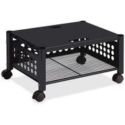 90 lb Load Capacity - 1 x Shelf(ves) - 11.50" Height x 21.50" Width x 17.88" Depth - Floor - Steel - Black