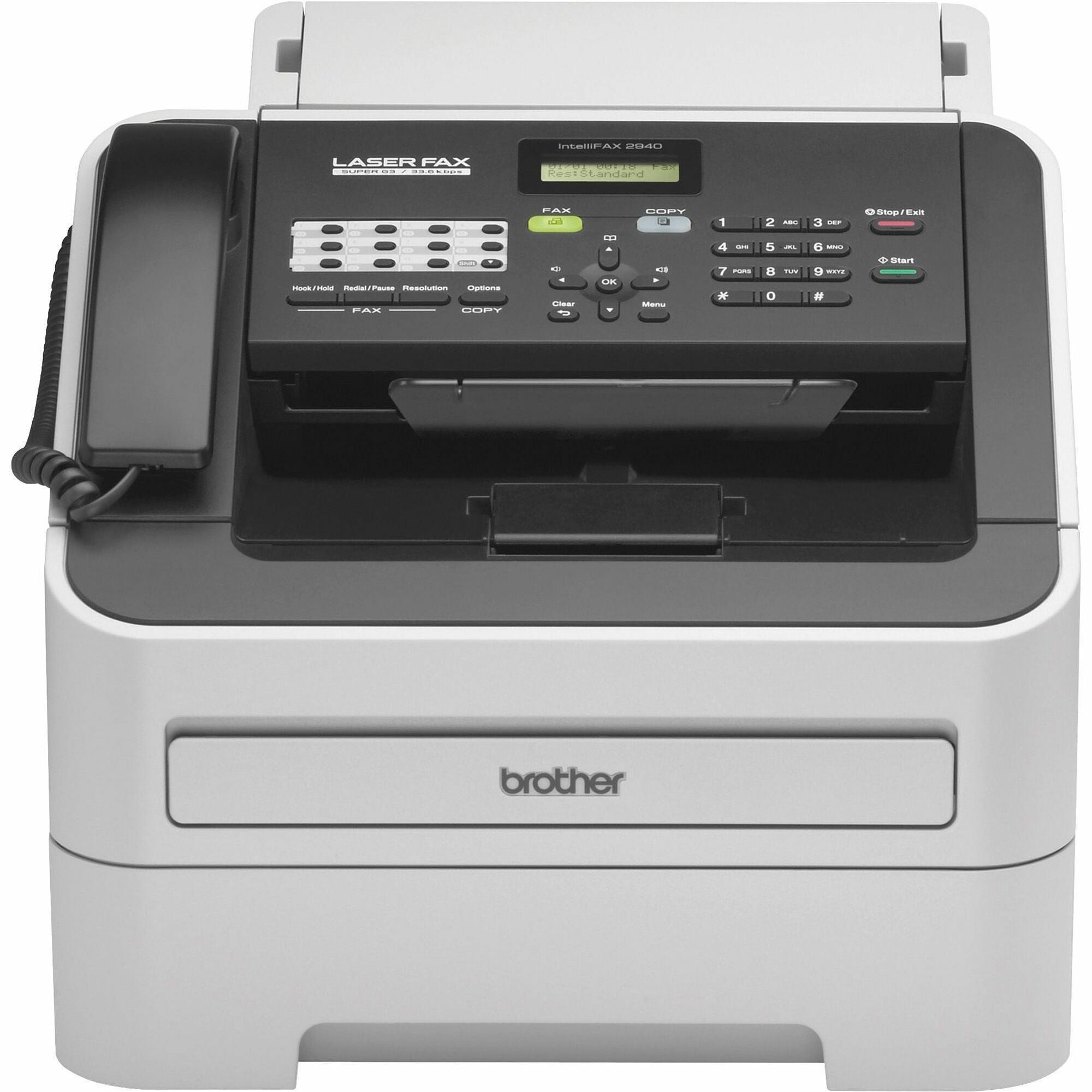 Copier/Fax/Printer - 20 ppm Mono Print - 2400 x 600 dpi Print - Up to 10000 Pages Monthly - 250 sheets Input - Color Scanner - 600 dpi Optical Scan - Monochrome Fax - USB - For Plain Paper Print - 1 Each