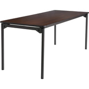 Maxx Legroom™ Wood Folding Table, Walnut - 30" x 72"