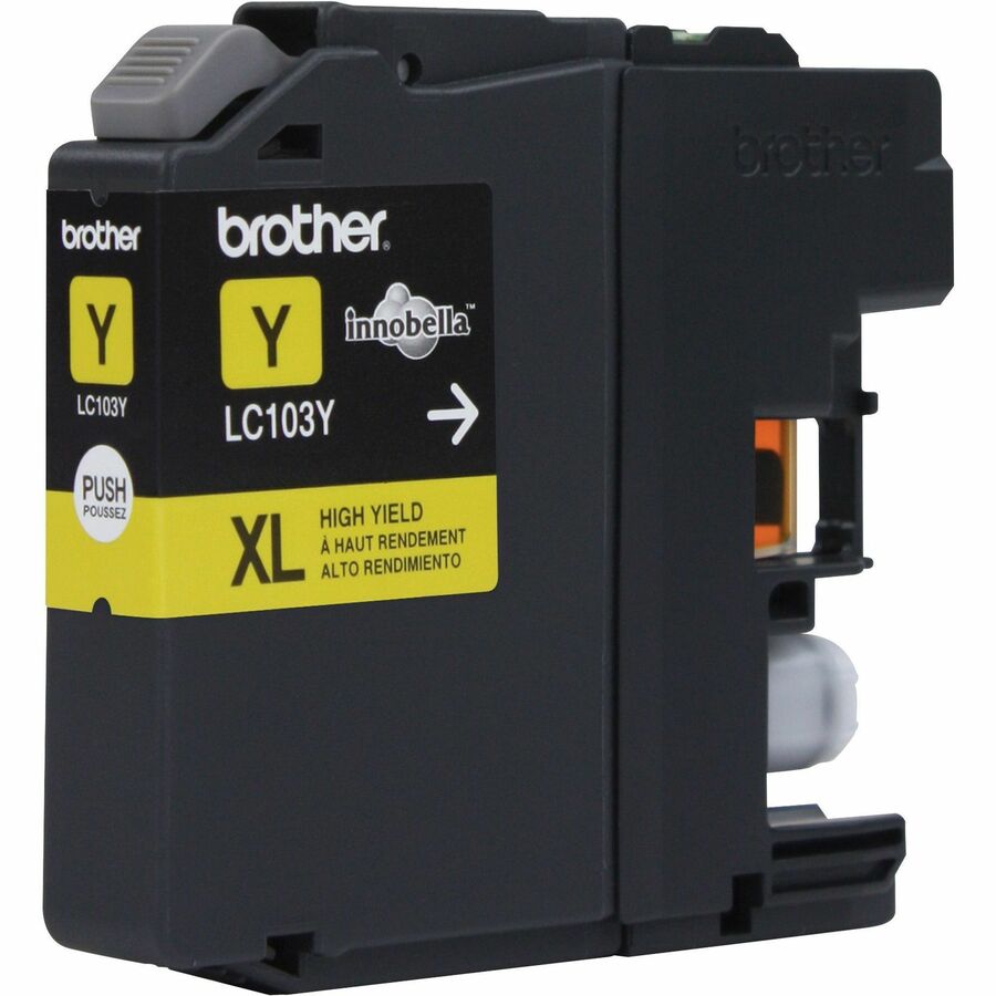Brother Innobella LC103Y Original High Yield Inkjet Ink Cartridge - Yellow - 1 Each