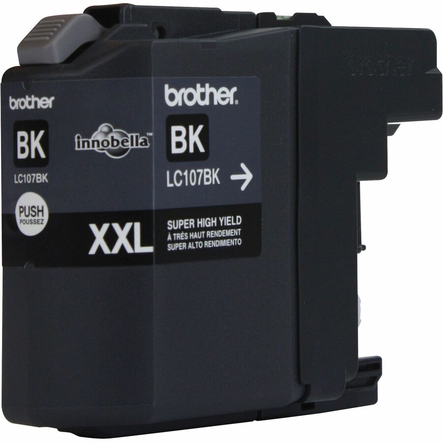 Brother Innobella LC107BK Original High Yield Inkjet Ink Cartridge - Black - 1 Each