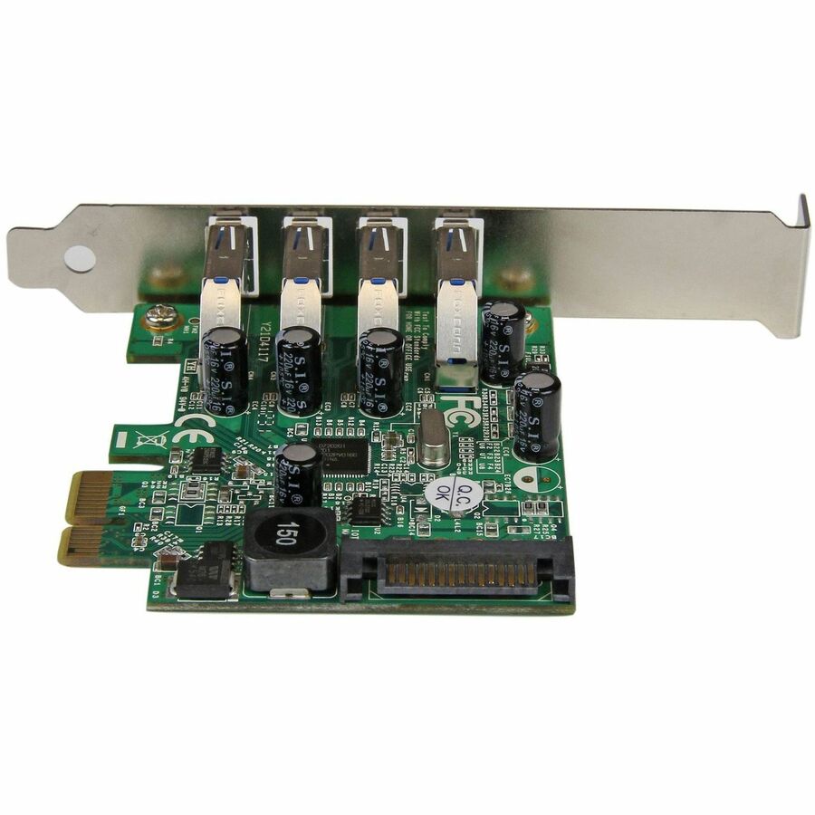 StarTech.com 4 Port PCI Express PCIe SuperSpeed USB 3.0 Controller Card Adapter with UASP