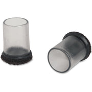 Lorell Sleeve Floor Protectors, Clear, 8/Pack