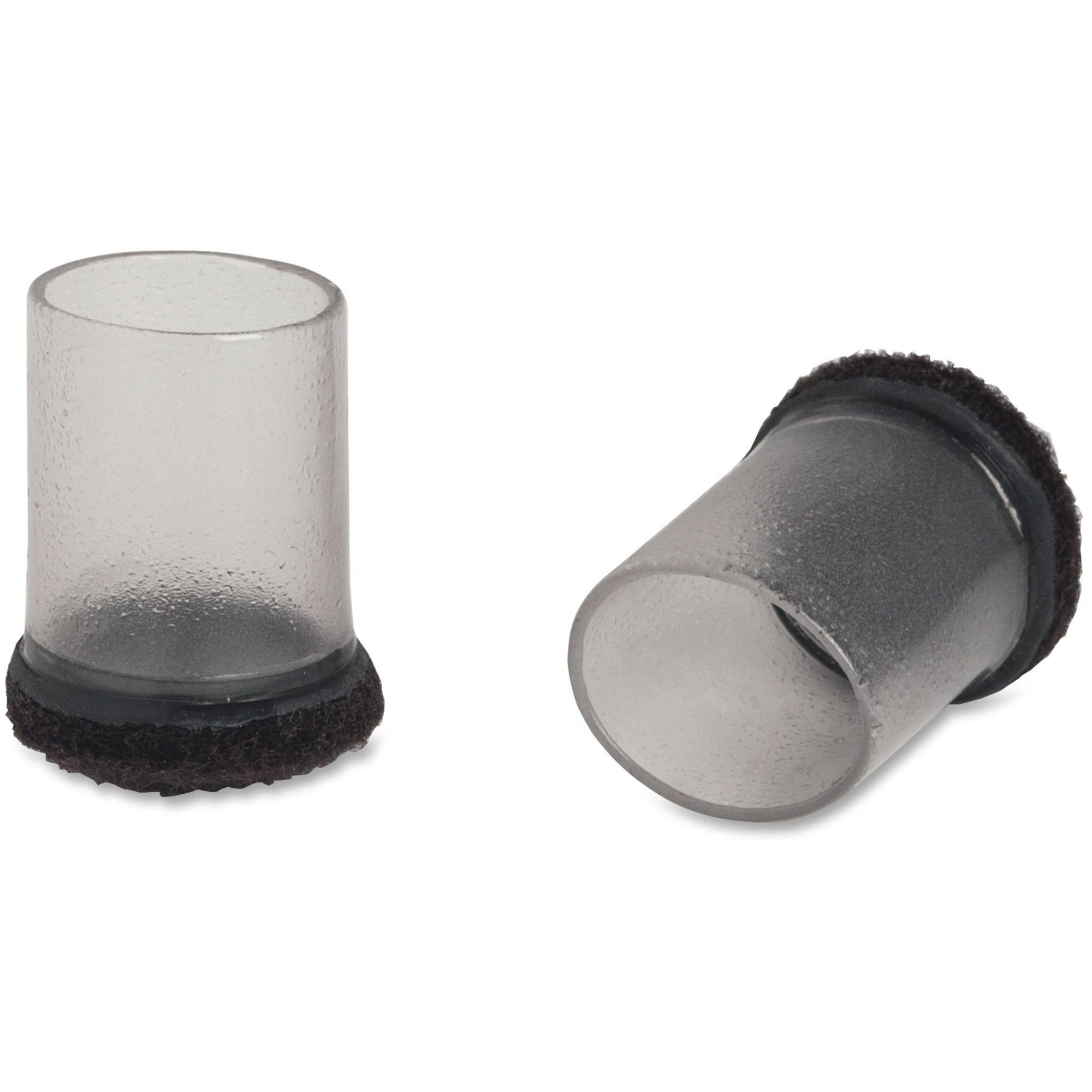 Lorell Sleeve Floor Protectors, Clear, 8 Pack