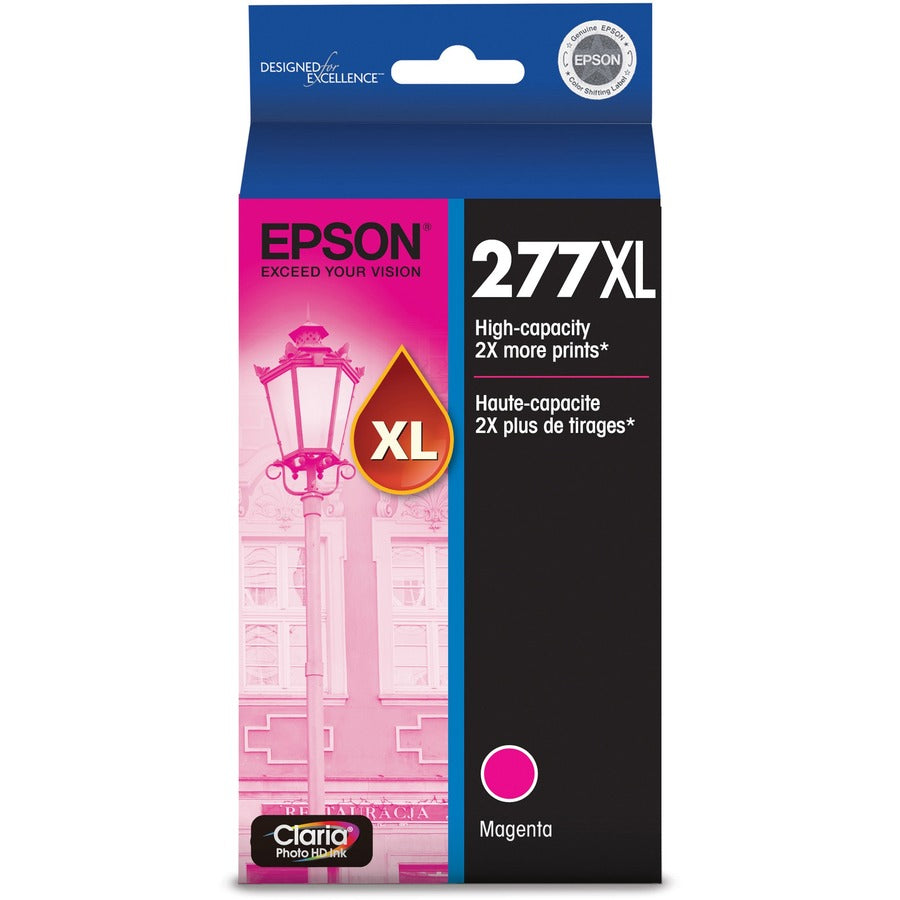Epson Claria 277XL Original High Yield Ink Cartridge - Magenta - 1 Each