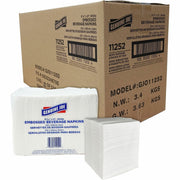 1 Ply - 9.50" Width x 9.50" Length - White - 500/Pack - 8 / Carton