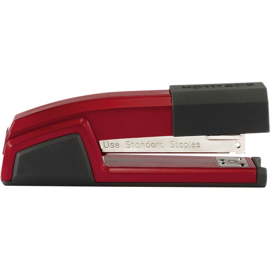 Bostitch Epic Antimicrobial Office Stapler - Staples Upto 25 Sheet - Holds Upto 210 Staple - Full Strip - Red - Metal - 1 Each