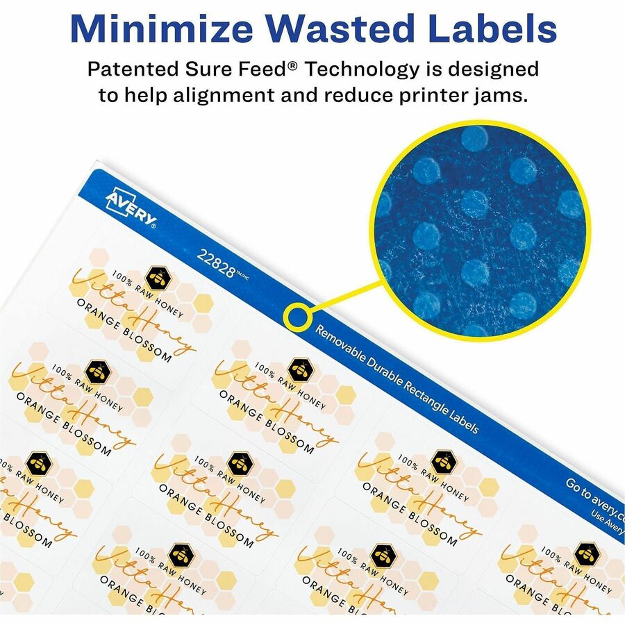 Avery&reg; Removable Durable Rectangle Labels