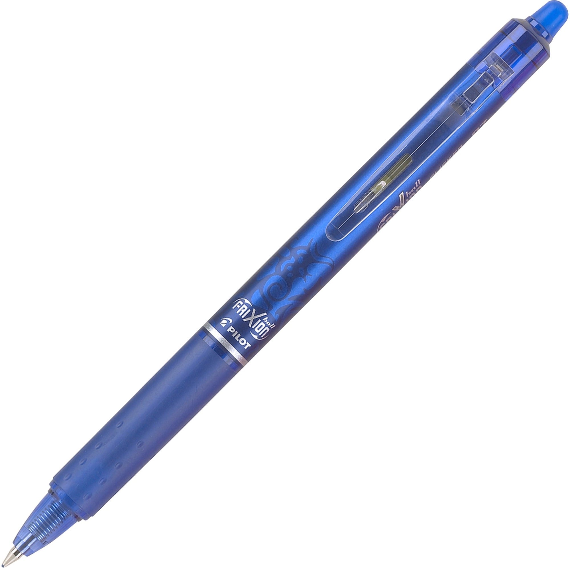 FriXion Gel Pens - 0.7 mm Fine Pen Point - Retractable - Blue Ink - Gel-based - Document, Writing - 1 Dozen