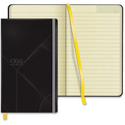 240 Sheets - Book Bound - 8 1/4" x 5" Sheet Size - 0.63" Height x 5" Width x 8.3" Length - Cream Paper - Black Cover - Durable Cover, Elastic Band, Acid-free - 1 Each