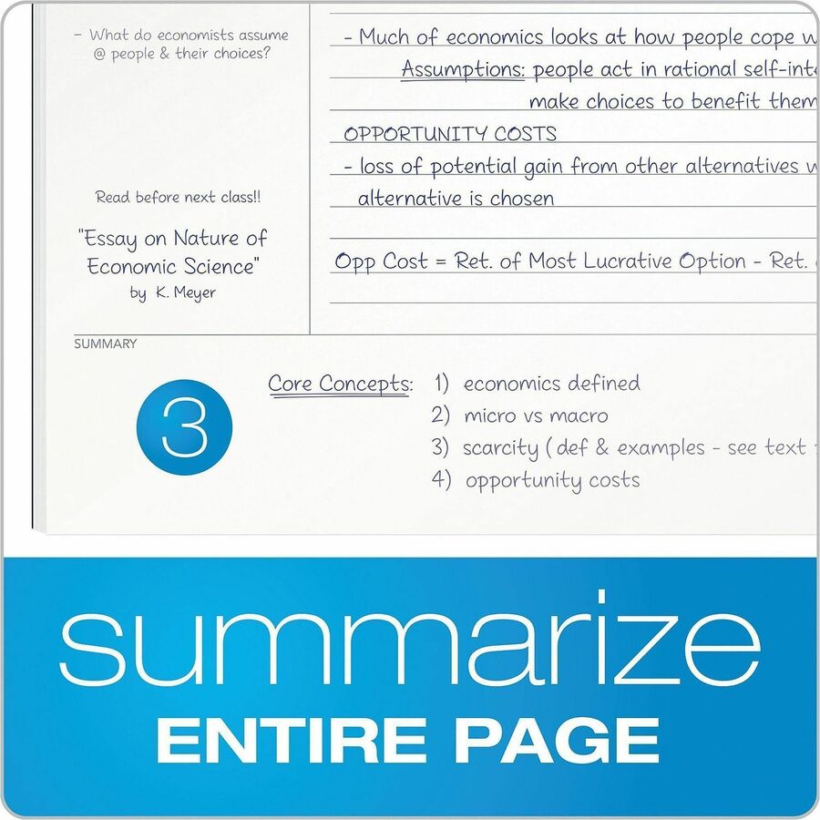 50 Sheets - Double Stitched - 16 lb Basis Weight - Legal - 8 1/2" x 11 3/4" Sheet Size - White Paper - Perforated - 1 Each