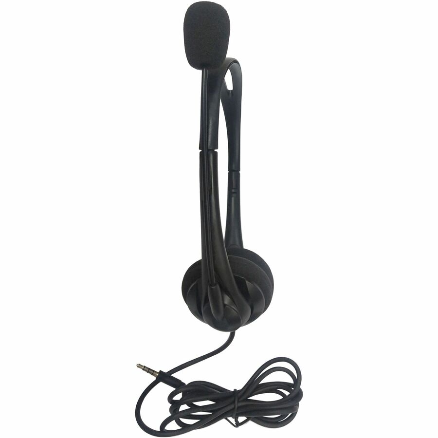 Compucessory Lightweight Stereo Headphones with Mic