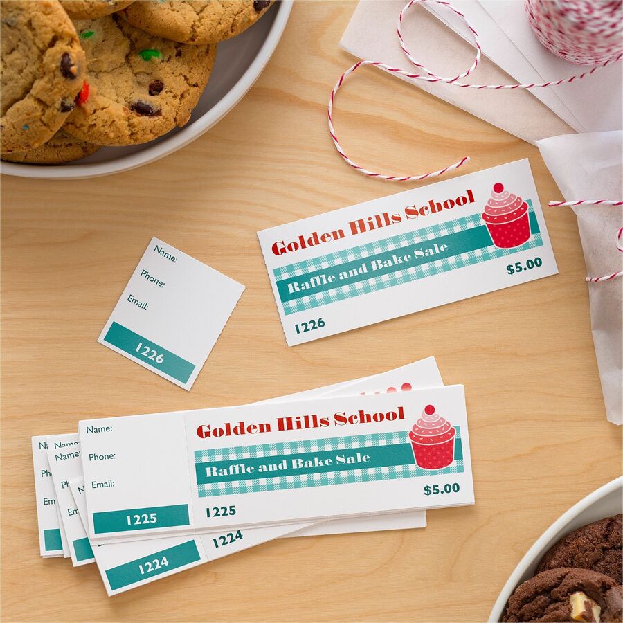 1 3/4" Width x 5 1/2" Length - Laser, Inkjet - Matte - Matte White - Recyclable, Biodegradable, Durable, Customizable - 20 / Sheet - 200 / Pack