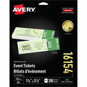 1 3/4" Width x 5 1/2" Length - Laser, Inkjet - Matte - Matte White - Recyclable, Biodegradable, Durable, Customizable - 20 / Sheet - 200 / Pack