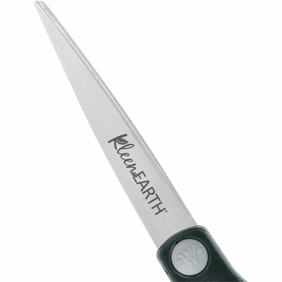 8" Overall Length - Straight-left/right - Stainless Steel - Black - 1 Each