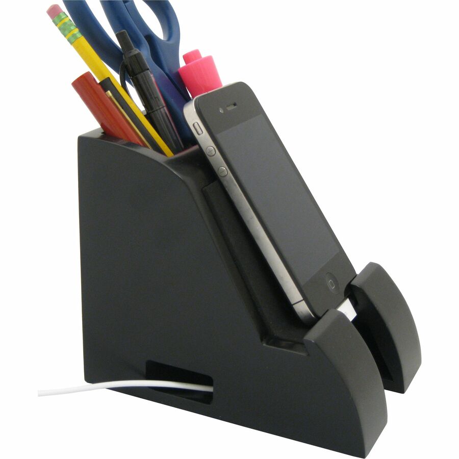 Docking - Smartphone, Tablet PC, Digital Text Reader - Charging Capability - Synchronizing Capability - 4 x USB - Black