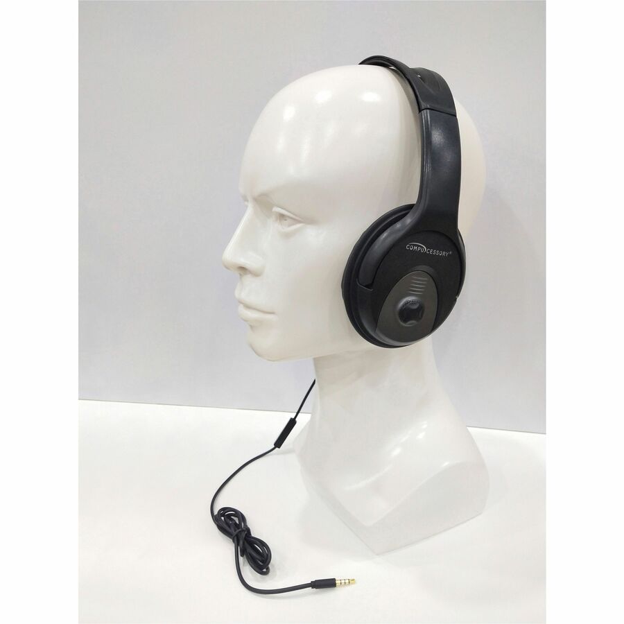 Compucessory Stereo Headset with Built-in Microphone