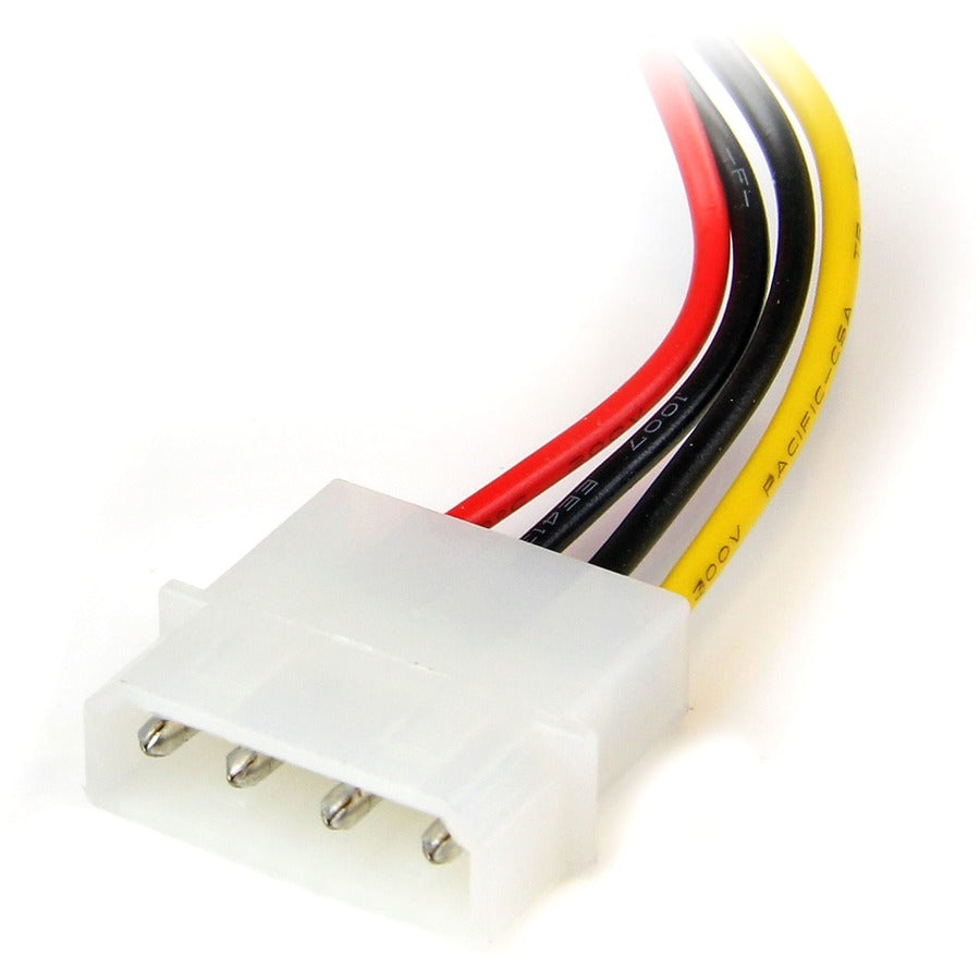 StarTech.com 6in 4 Pin Molex to Left Angle SATA Power Cable Adapter