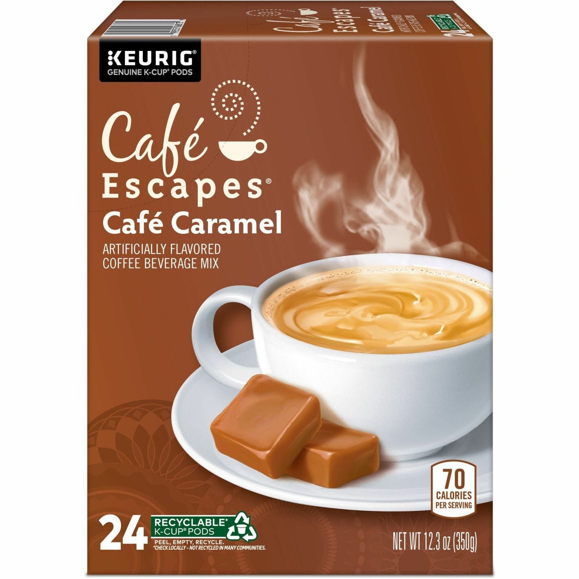 Compatible with Keurig Brewer - Light - K-Cup, Pod - 24 / Box