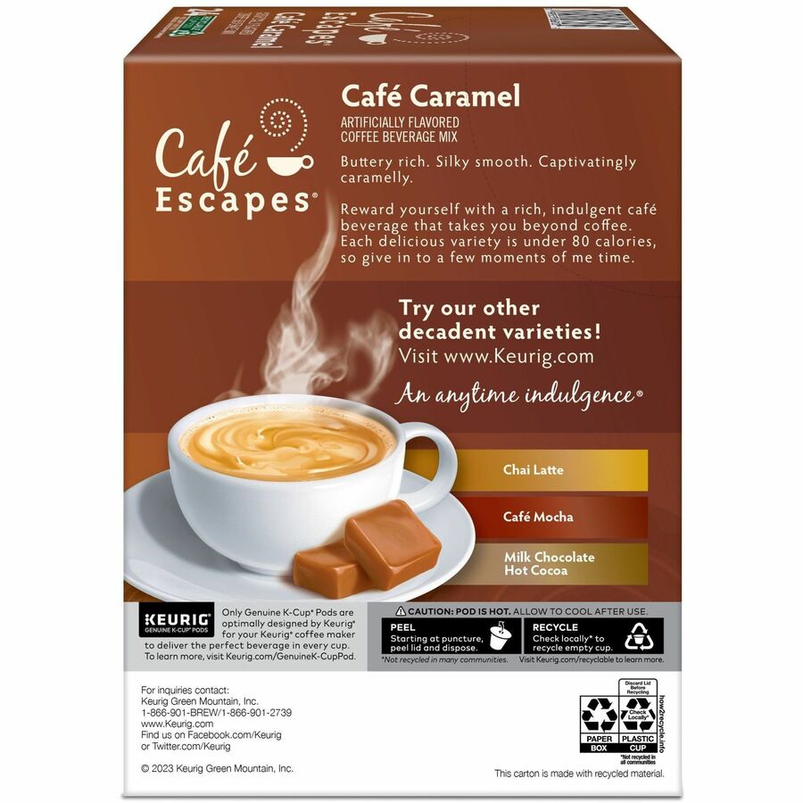 Compatible with Keurig Brewer - Light - K-Cup, Pod - 24 / Box