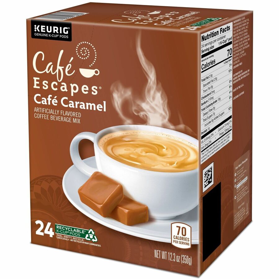 Compatible with Keurig Brewer - Light - K-Cup, Pod - 24 / Box