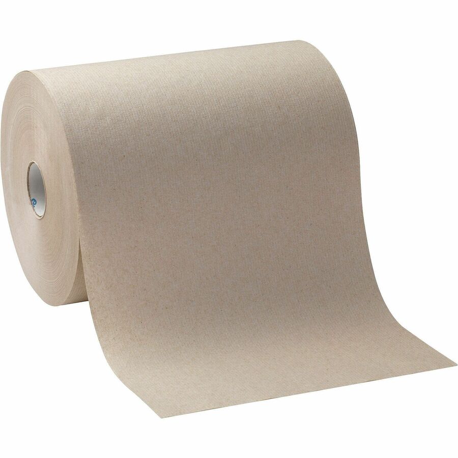 10" Width x 800 ft Length - Brown - Paper - 6 / Carton