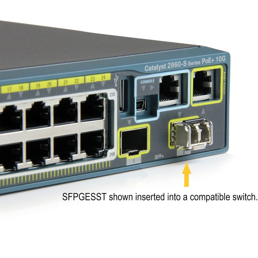 StarTech.com Cisco SFP-GE-S Compatible SFP Fiber Module - 1000BASE-SX