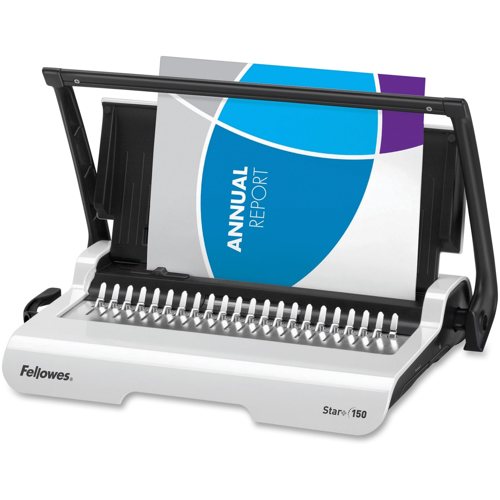 CombBind - 150 Sheet(s) Bind - 15 Punch - 3.1" Height x 17.7" Width x 9.8" Depth - White, Black