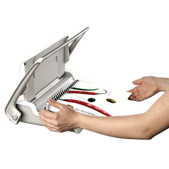 CombBind - 150 Sheet(s) Bind - 15 Punch - 3.1" Height x 17.7" Width x 9.8" Depth - White, Black