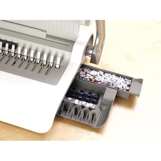 CombBind - 150 Sheet(s) Bind - 15 Punch - 3.1" Height x 17.7" Width x 9.8" Depth - White, Black