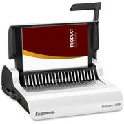 CombBind - 300 Sheet(s) Bind - 20 Punch - Letter - 5.1" Height x 18.1" Width x 15.4" Depth - White, Black