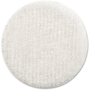 12" Diameter - Terry Cloth - Warm White - 1 Each