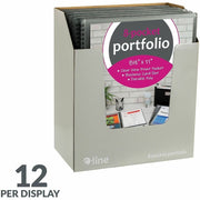 8 1/2" x 11" - 8 Internal, Front Pocket(s) - Smoke, Clear - Heavy Duty, Archival-safe - 1 Each
