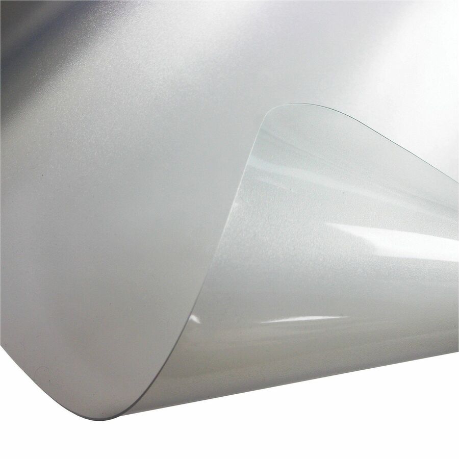 Hard Floor, Home, Office, Chair - 53" Length x 45" Width x 0.080" Depth x 0.080" Thickness - Rectangular - Polyethylene Terephthalate (PET), Polyvinyl Chloride (PVC), Vinyl - Clear - 1 Each - TAA Compliant