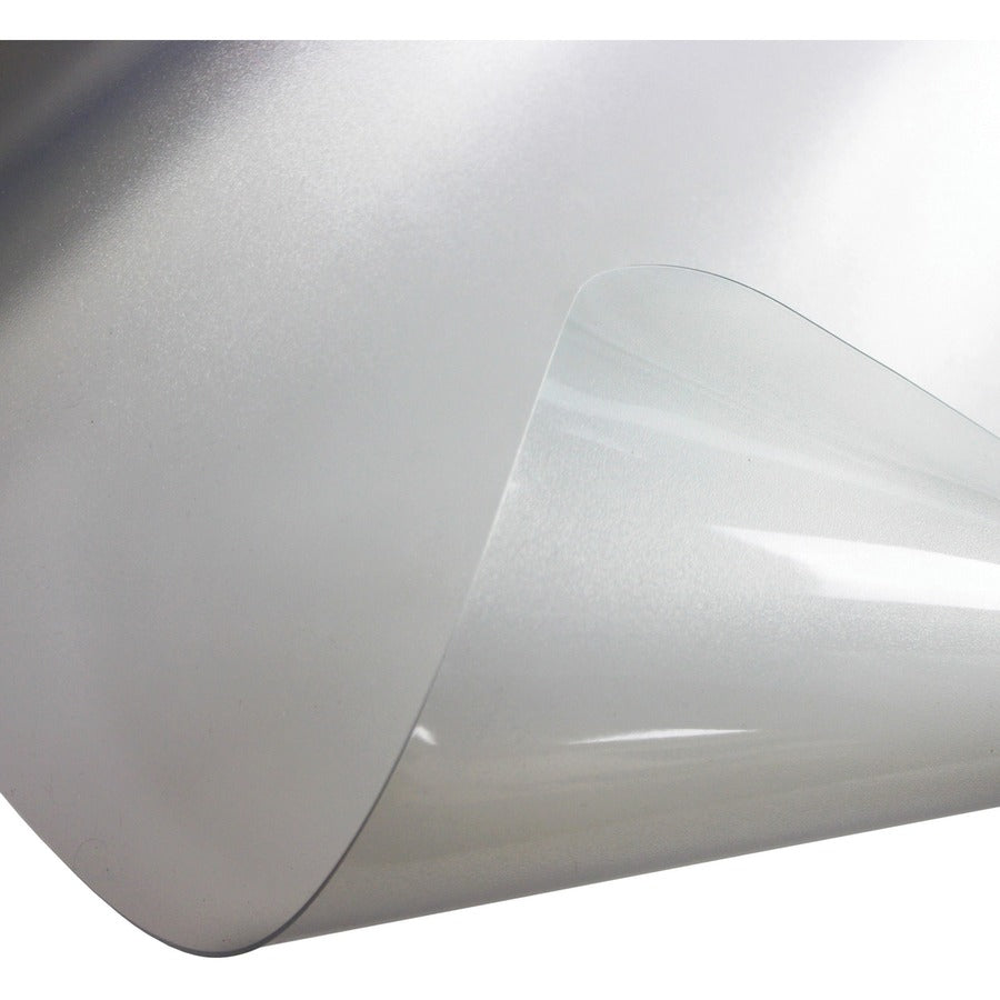 Hard Floor, Home, Office - 48" Length x 36" Width x 0.080" Depth x 0.080" Thickness - Rectangular - Polyethylene Terephthalate (PET), Polyvinyl Chloride (PVC), Vinyl - Clear - 1 Each - TAA Compliant