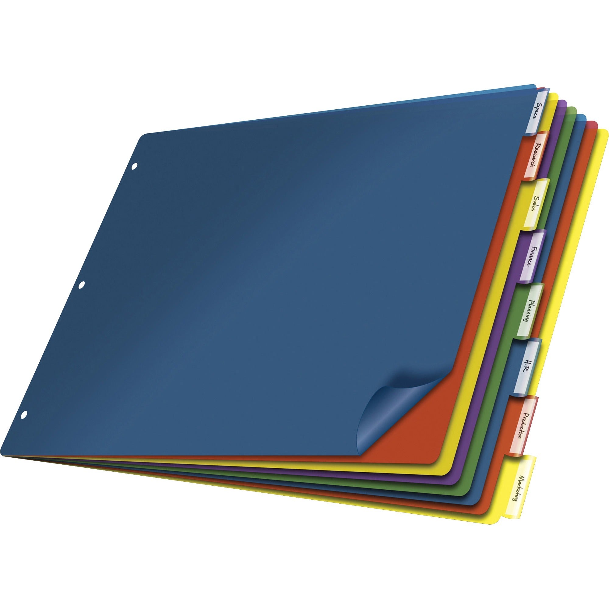 Cardinal&reg; 11x17 Poly Insertable Dividers
