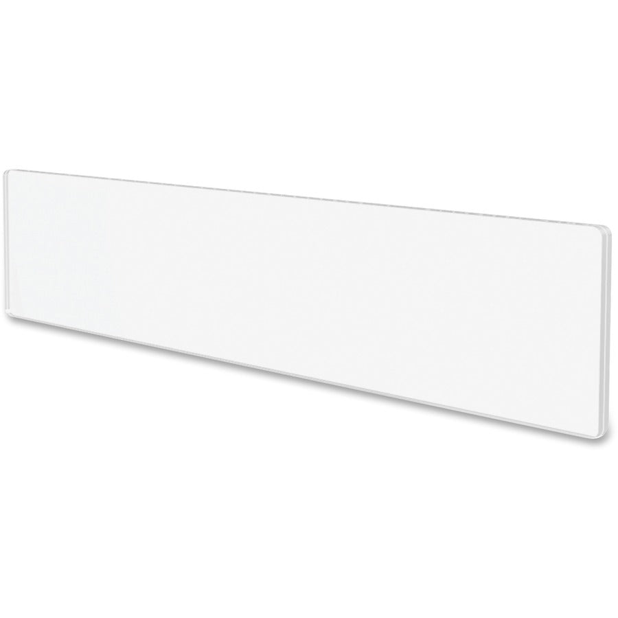 8.5" Width x 2" Height - Rectangular Shape - Wall Mountable - Insertable, Magnetic - Plastic - Clear, Clear - 1 Each