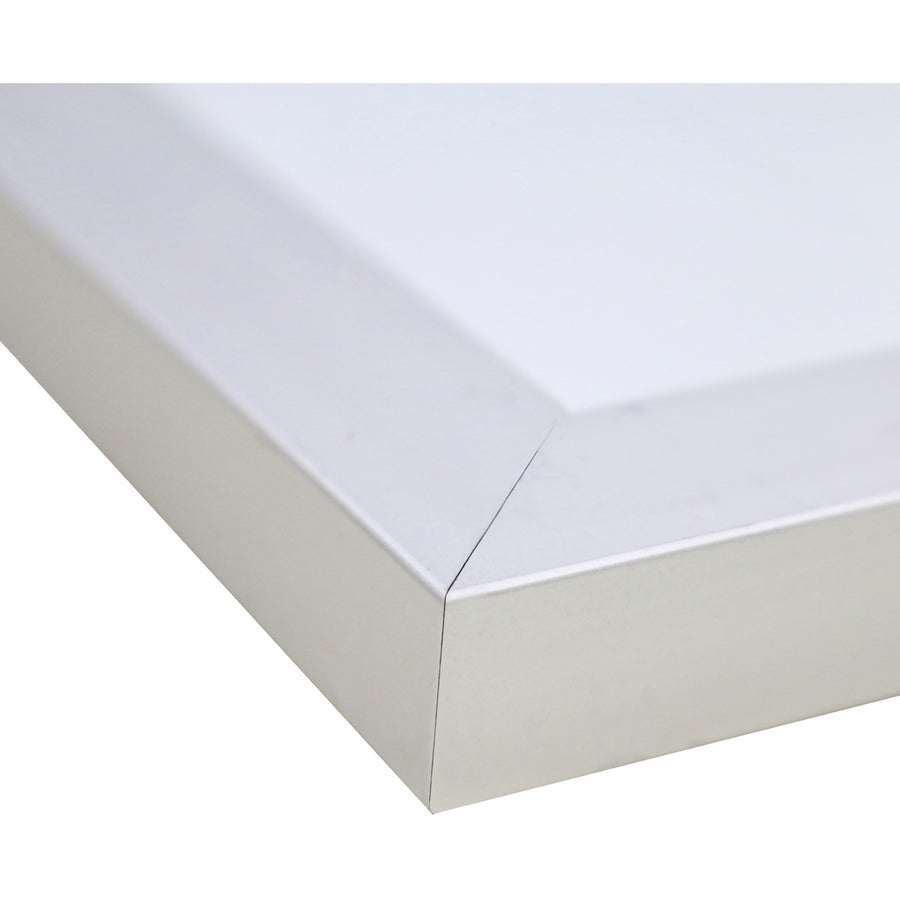 48.5" (4 ft) Width x 36.4" (3 ft) Height - White Porcelain Surface - Aluminum Frame - Magnetic - Stain Resistant, Scratch Resistant, Dent Resistant, Marker Tray - 1 Each