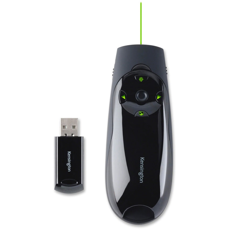 Laser - Wireless - 164.04 ft - Radio Frequency - 2.40 GHz - Black - USB - 4 Button(s) - 1 Each
