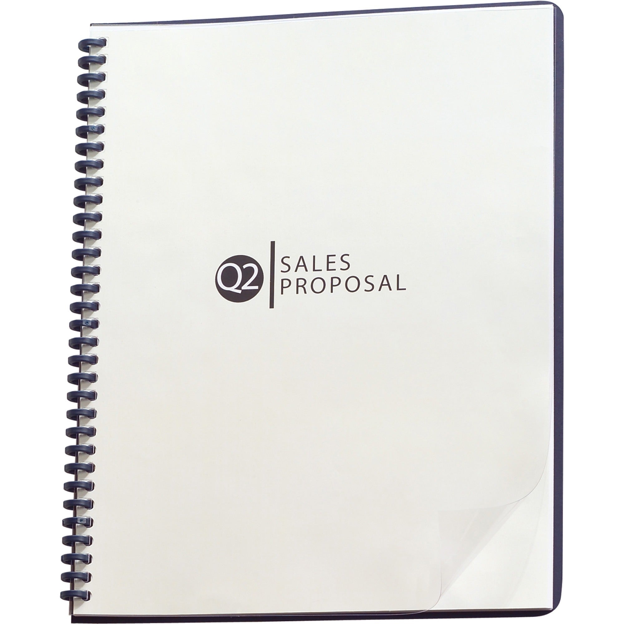 GBC ClearView Presentation Covers - 6 mil Thickness - For Letter 8 1/2" x 11" Sheet - 19 x Holes - Round - Clear - Polypropylene - 100 / Box