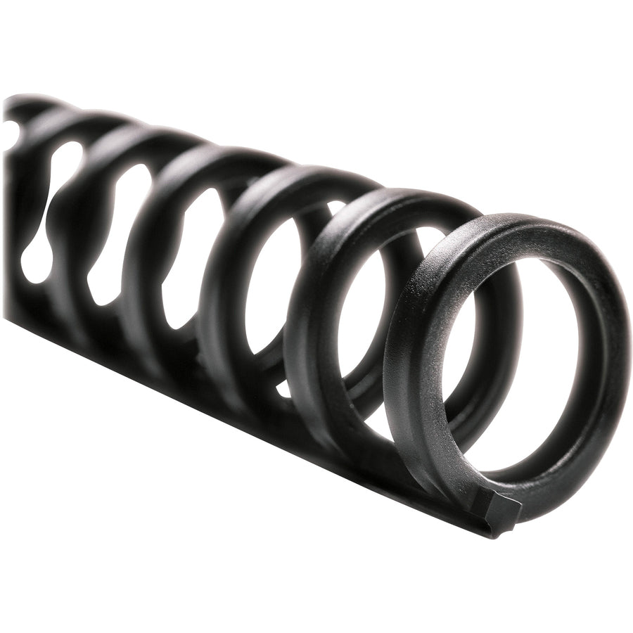 0.63" Maximum Capacity - 110 x Sheet Capacity - 32 x Rings - Black - Plastic - 100 / Box