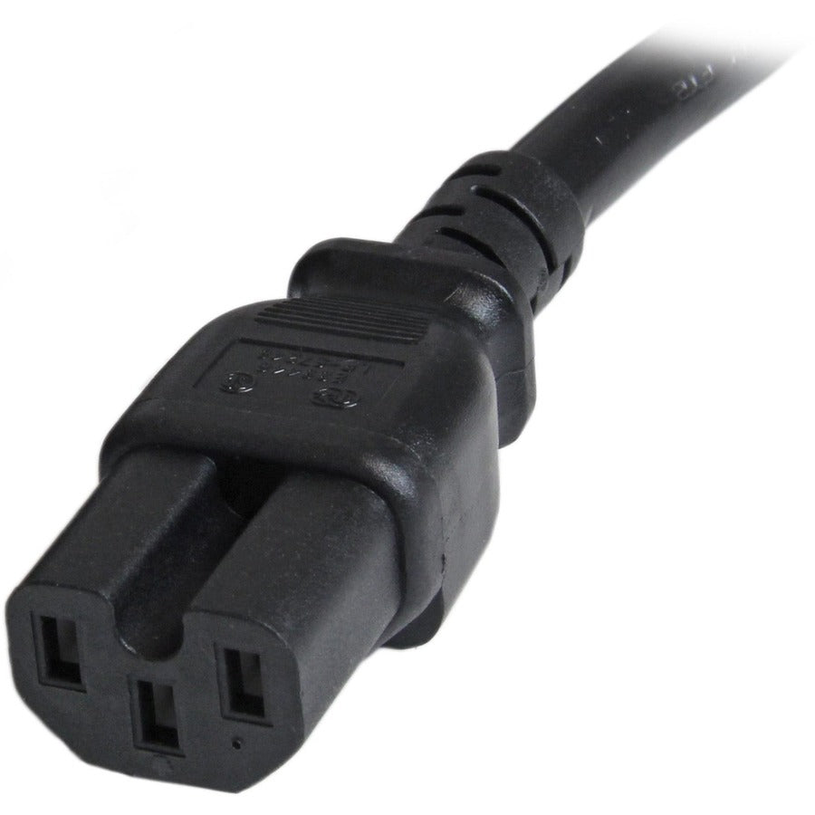 StarTech.com 3 ft 14 AWG Computer Power Cord - IEC C14 to IEC C15