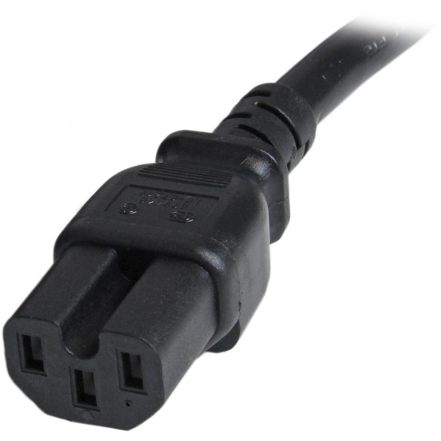 StarTech.com 6 ft 14 AWG Computer Power Cord - IEC C14 to IEC C15