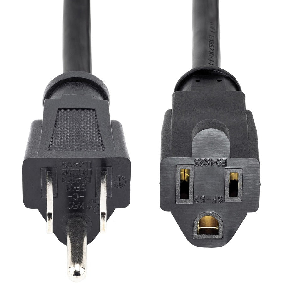StarTech.com 3 ft Power Extension Cord - NEMA 5-15R to NEMA 5-15P