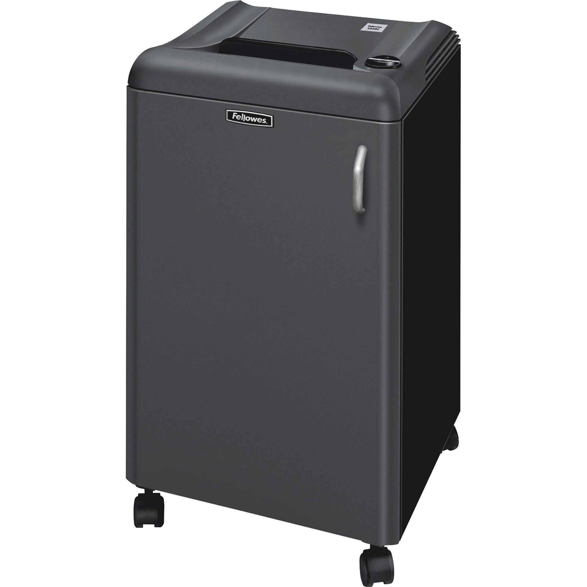 Continuous Shredder - Cross Cut - 22 Per Pass - for shredding Staples, Credit Card, CD, DVD, Paper Clip, Junk Mail, Paper - 0.156" x 1.563" Shred Size - P-4 - 20 ft/min - 10.25" Throat - 20 gal Wastebin Capacity - Black, Dark Gray - TAA Compliant