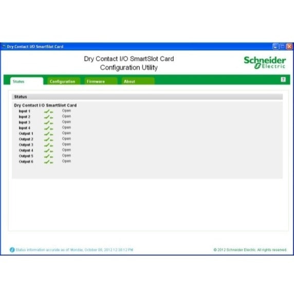 APC by Schneider Electric Dry Contact I/O SmartSlot Card